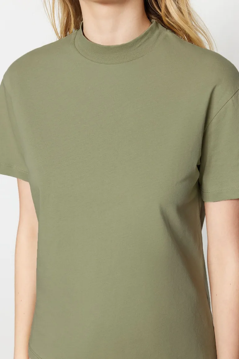 T-Shirt - Green - Regular fit - 5