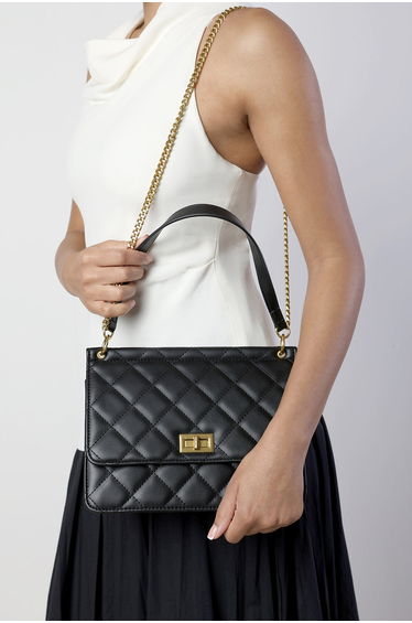 Arisbeth Quilted Cross Body Shoulder Bag