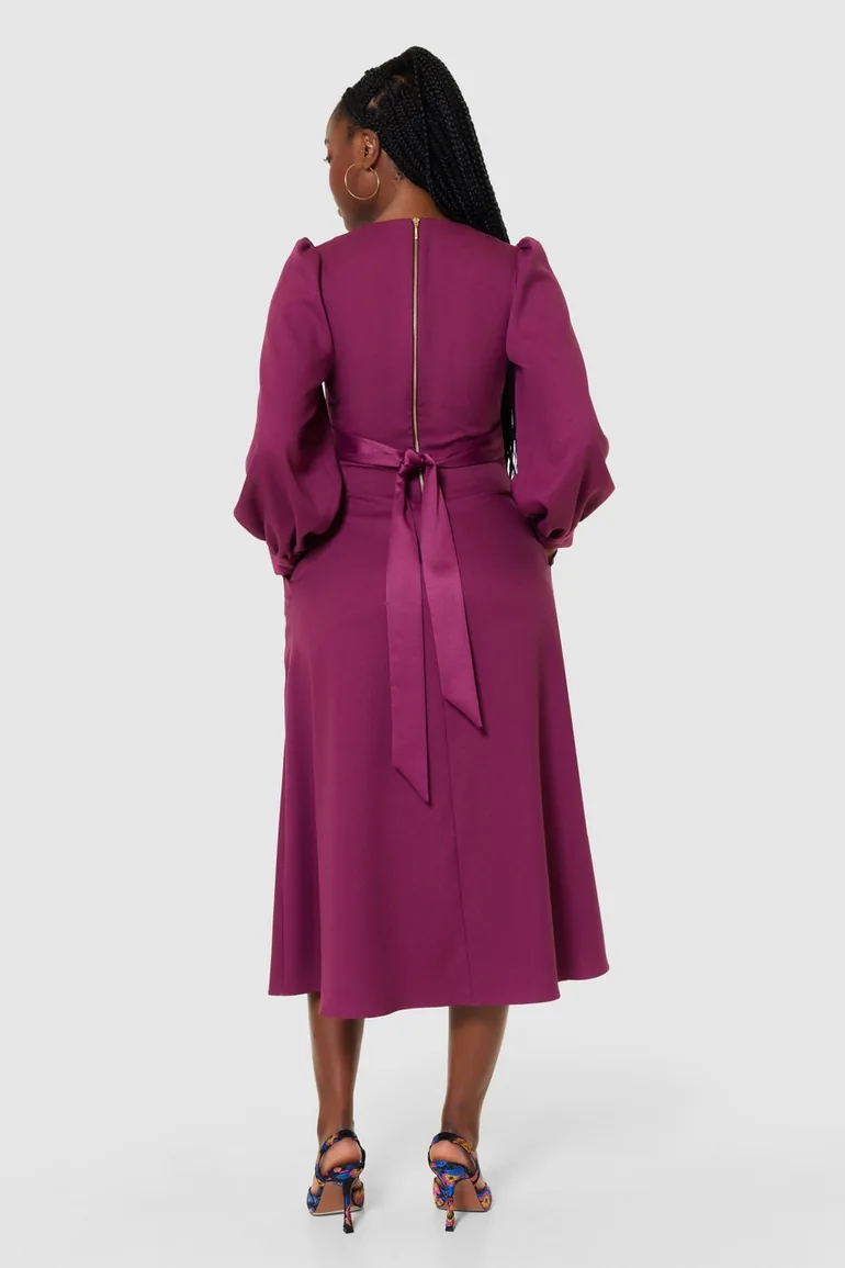 closet london purple dress Lilac High Neck Dress - Closet London