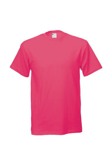 Mens Short Sleeve Casual T-Shirt - Hot Pink