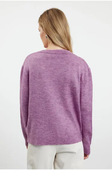 Cardigan - Purple - Regular fit