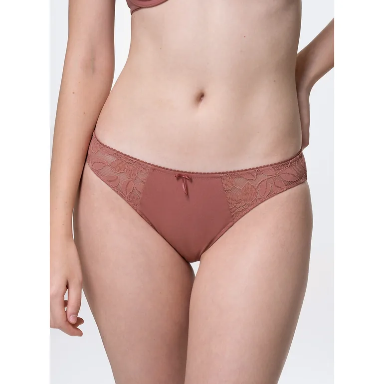 Luella Cotton Mix Knickers with Recycled Lace - 1