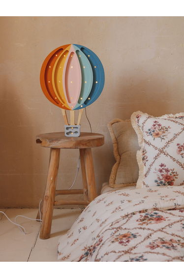 Hot Air Balloon Lamp in Multicolour (39x27.5x5.5 cm)