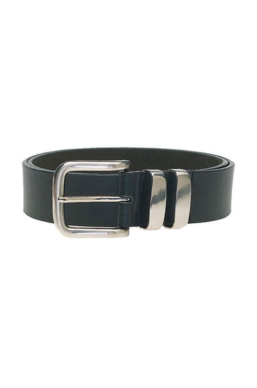 Duke Mens Noah D555 Double Metal Loop Belt - Black