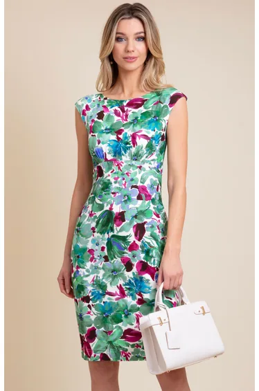 Pippa Shift Dress (Paradise Green)