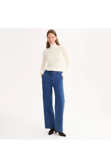 Fine Ribbed Turtleneck Jumper/Sweater