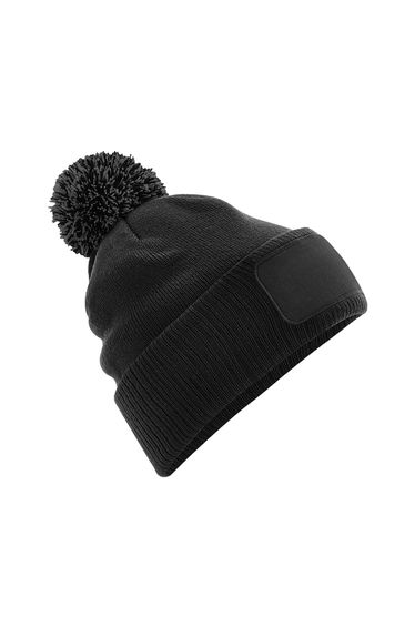 Beechfield Unisex Adults Snowstar Printers Beanie - Black/Graphite