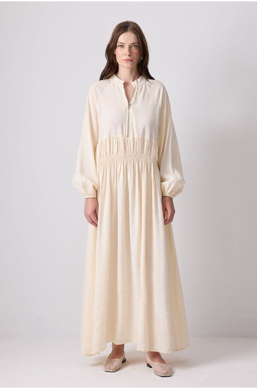OVERSIZE DRESS WITH SHIRT WAIST