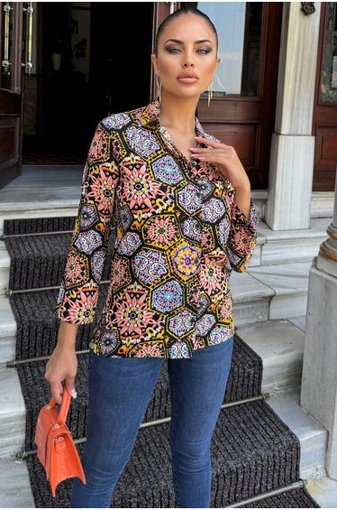 Multi Digital Long Shirt