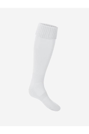 Zeco Kids School Football Socks in White