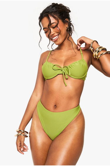 Swimwear Essentials Underwired Bikini Top - olive