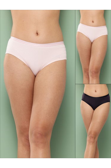 Pack of 2 - Solid Hipster Briefs
