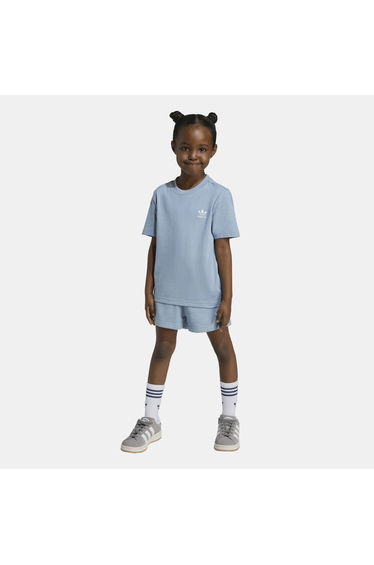 Boy's adidas Originals Juniors Shorts & T-Shirt Set in Blue