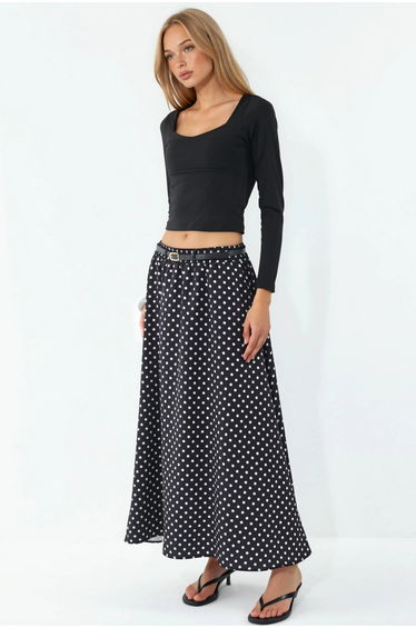 BDART Long Sleeve Fitted Blouse with Heart Collar