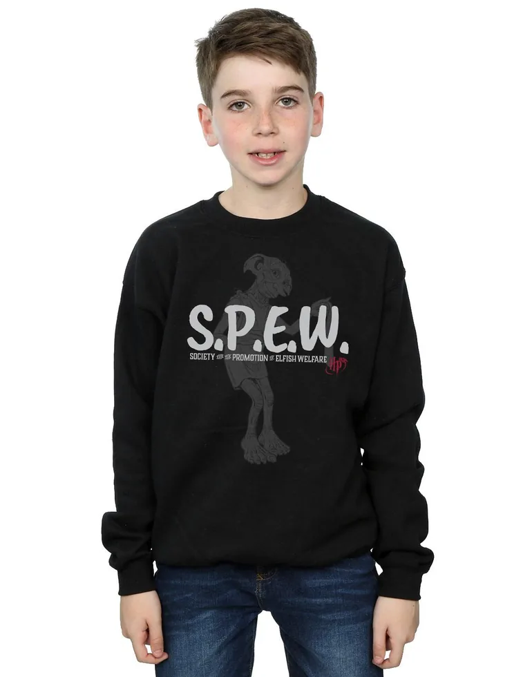 Harry Potter Boys Dobby SPEW Sweatshirt - Black