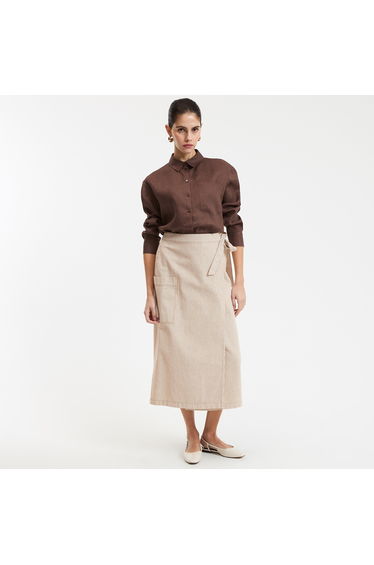 Signatures MarlÃ¨ne Oversize Shirt in Linen