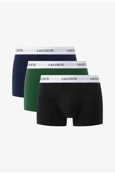 Lacoste Briefs 3 Pack Multi - Blue, Green, Black