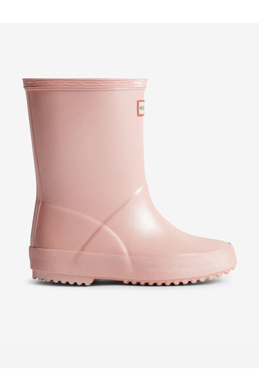 Hunter Kids First Nebula Wellington Boots in Pink