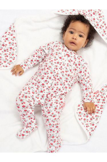 Rosey posey sleepsuit