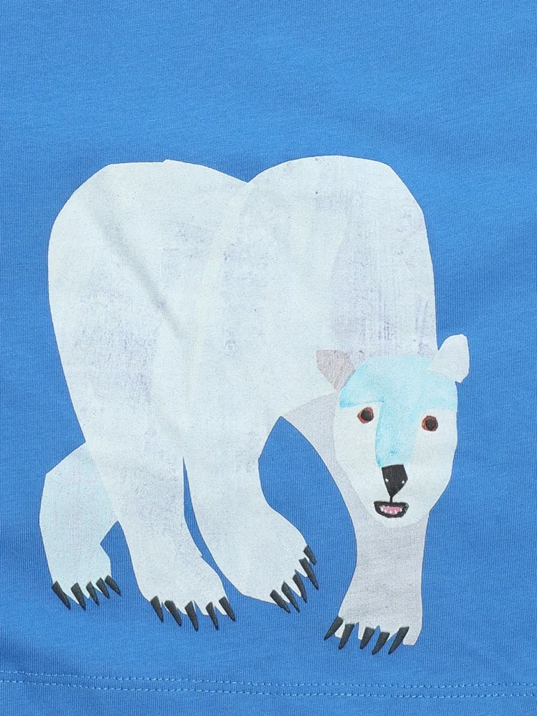 Boys' Sleeveless T-Shirt with Front Print - 1