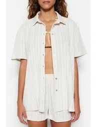 Two-Piece Set - Ecru - Oversize - 4