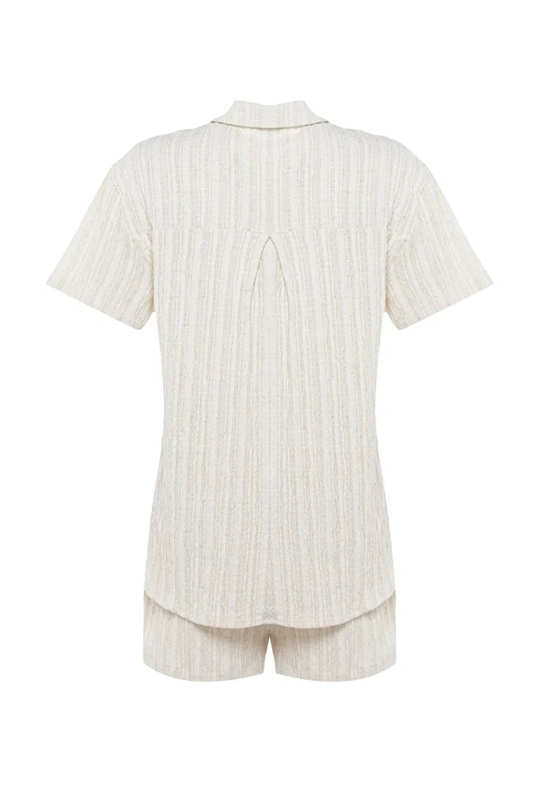 Two-Piece Set - Ecru - Oversize - 7