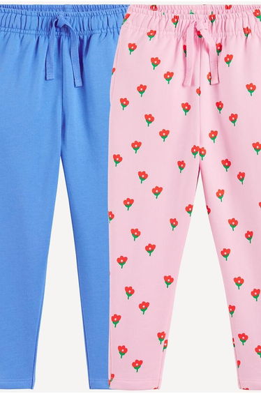 Carrot Cut Trousers in Set of 2