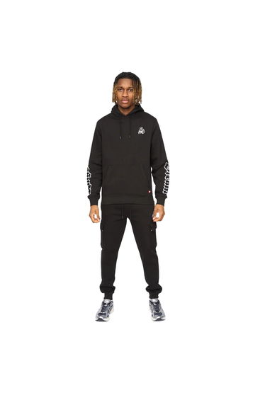 Kings Will Dream Mens Sleevely Fleece Hoodie - Black