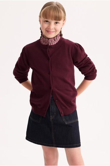Cotton Fine Knit Cardigan