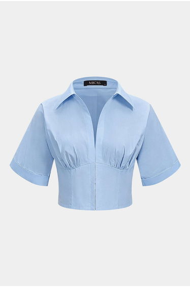 V-Neck Short-Sleeve Shirt