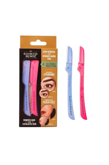 Hollywood Browzer Dermaplaner - Duo Browzer - Amethyst & Pink Sapphire