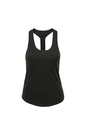 Tri Dri Womens/Ladies Performance Strap Back Vest - Charcoal