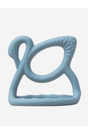 Baby Swan Teether in Blue