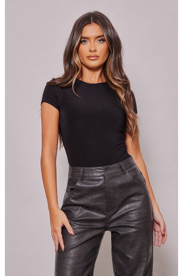 Basic Slinky Short Sleeve Bodysuit