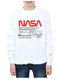 NASA Boys Space Shuttle Sweatshirt - White - 2