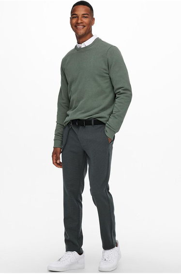 Ceres Life Sweatshirt in Cotton Mix with Crew Neck
