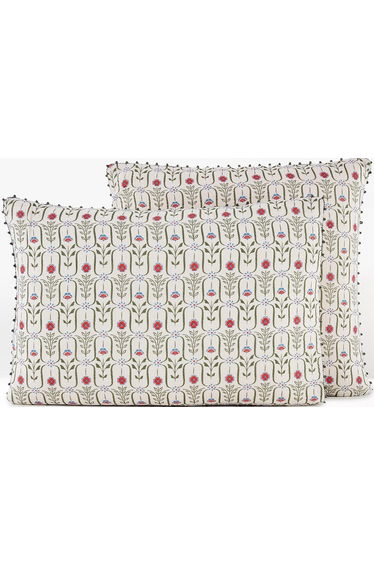 Gabriella Floral 100% Cotton Muslin Pillowcase
