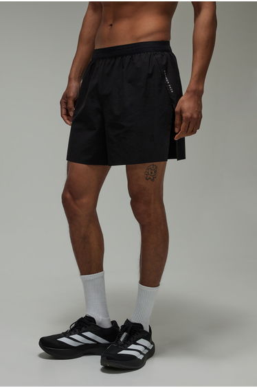 Common Pace Running Race Day 5inch Split Short With Inner Brief - black