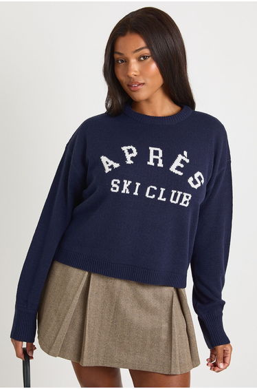 Plus Apres Ski Club Cropped Jumper