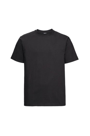 Russell Mens Classic Combed Cotton Heavyweight T-Shirt - Black