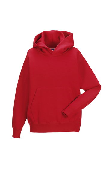 Jerzees Schoolgear Childrens Hooded Sweatshirt - Classic Red