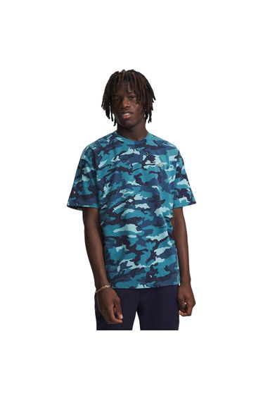 Under Armour Mens Heavyweight T-Shirt - Blue/White