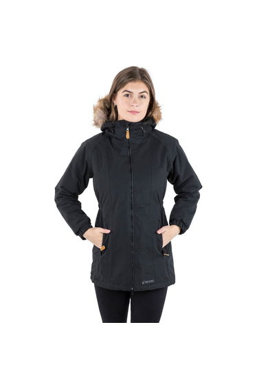 Trespass Womens/Ladies Celebrity Insulated Longer Length Parka Jacket - Black