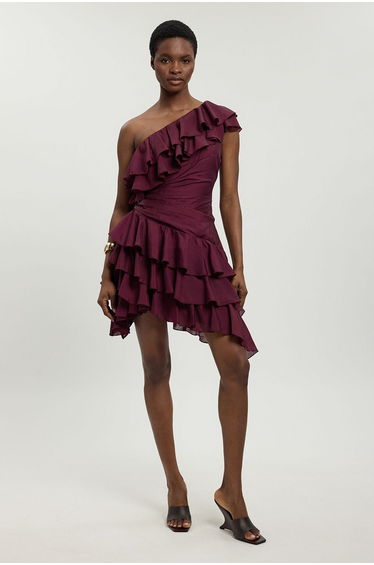 Drama Frill Midi Dress