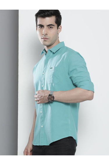 Men Regular Fit Solid Shirt
