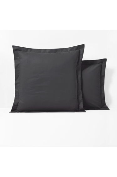 Scenario Cotton Pillowcase with Embroidered Hem