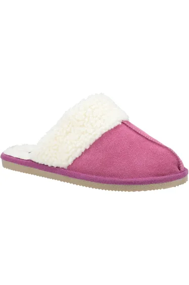Hush Puppies Womens/Ladies Arianna Suede Slippers - Pink