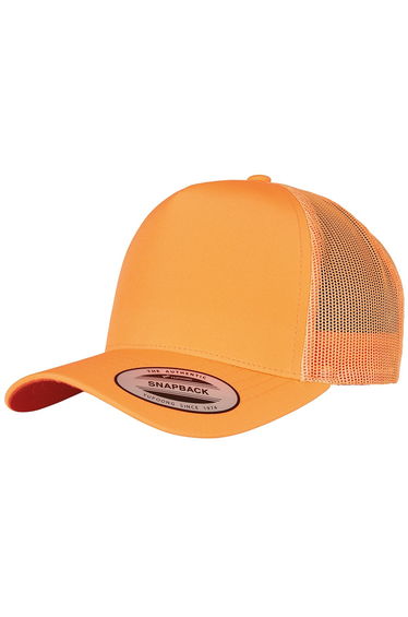 Flexfit Unisex Adult Neon Retro Trucker Cap - Neon Orange