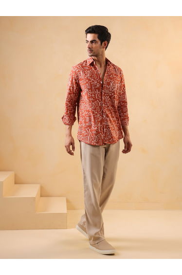 Men Regular Fit Cotton Shirt
