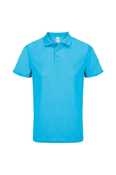 SOLS Unisex Adult Pitcher Recycled Polyester Polo Shirt - Aqua